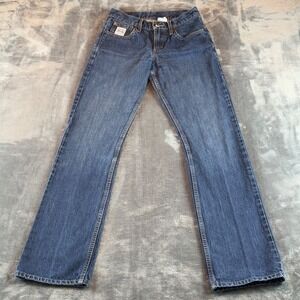 Cinch Mens Dark Wash Straight Leg Western Denim Jeans 28x36 MB98034002
